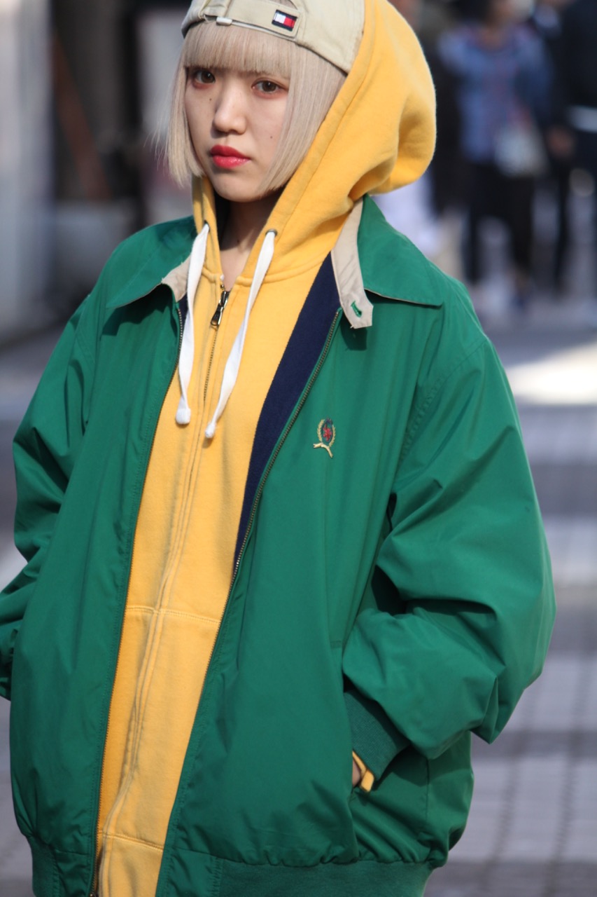 Yellow blue green hot sale tommy hilfiger jacket